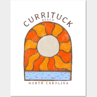 Currituck Beach, NC Summertime Vacationing Burning Sun Posters and Art